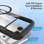 Husă flip DUX DUCIS Skin X cu MagSafe pentru iPhone 17 Pro Max - negru