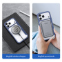 Husă flip DUX DUCIS Skin X cu MagSafe pentru iPhone 17 Pro Max - bleumarin