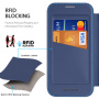 Husă flip DUX DUCIS Skin X cu MagSafe pentru iPhone 17 Pro Max - bleumarin