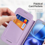 Husă flip DUX DUCIS Skin X cu MagSafe pentru iPhone 17 - violet