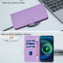 Husă flip din piele PU pentru iPhone 17 - violet