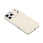 Husă mată din plastic moale pentru iPhone 17 Pro - bej