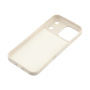 Husă mată din plastic moale pentru iPhone 17 Pro - bej