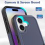 Husă super rezistentă pentru iPhone 17 - bleumarin