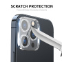 ENKAY sticlă securizată pentru protecția lentilelor camerei spate pentru iPhone 17 Pro - transparent