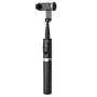 Selfie stick Bluetooth Q12 cu trepied pentru iPhone - negru