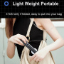 Z16 Băț panoramic Bluetooth pentru selfie cu trepied și lumină pentru iPhone - alb