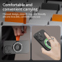 Suport magnetic s sclipici MagSafe rotativ 360° pentru iPhone - roz