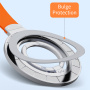 Suport magnetic s sclipici MagSafe rotativ 360° pentru iPhone - roz