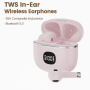 Căști wireless Toocki HE-060C - roz