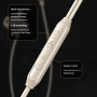 Căști WEKOME YB07 cu conector Lightning - bej