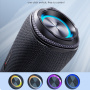 Boxă Bluetooth wireless Yesido YSW11 cu iluminare de fundal - negru