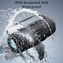 Boxă Bluetooth wireless Yesido YSW11 cu iluminare de fundal - negru