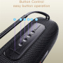 Boxă Bluetooth wireless Yesido YSW11 cu iluminare de fundal - negru