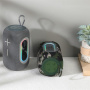 Boxă Bluetooth fără fir T&G TG665 cu iluminare de fundal - negru