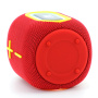 Boxă Bluetooth wireless T&G TG664 cu iluminare - roșu