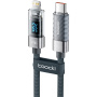 Cablu de încărcare și date Toocki TQ-X36 - USB-C la Lightning - 2 m - gri