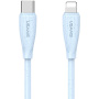 Cablu de încărcare și date USAMS US-SJ717 - USB-C la Lightning - 1 m - albastru
