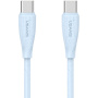 Cablu de încărcare și date USAMS US-SJ716 - USB-C la USB-C - 1 m - albastru