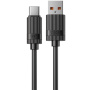 Cablu de încărcare și date WEKOME WDC-52a - USB-A la USB-C - 1 m - negru