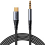 Cablu audio JOYROOM SY-A07 - jack de 3,5 mm la USB-C - 1,2 m - negru