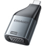 Adaptor video ESSAGER ES-OTG22 - VGA la USB-C - gri închis