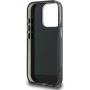 Karl Lagerfeld IML Aquarelle Karl and Choupette husă pentru iPhone 15 Pro - negru
