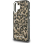 Karl Lagerfeld IML Leopard husă cu MagSafe pentru iPhone 16 - maro