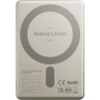Native Union Active Powerbank fără fir MagSafe cu port USB-C - 5.000 mAh - Argintiu