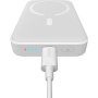 Baseus Mini Powerbank fără fir MagSafe cu port USB-C - 10 000 mAh - alb