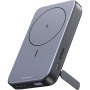 UGREEN Mini baterie externă wireless MagSafe cu porturi USB-C / USB-A - 10 000 mAh - gri