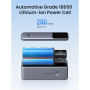 Baterie externă UGREEN Nexode 100W cu porturi USB-C / USB-A - 12.000 mAh - gri