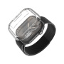 Husă de protecție FIXED Pure cu sticlă securizată pentru Apple Watch 42mm (Seriile 10 / 11) - transparentă