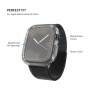 Husă de protecție FIXED Pure cu sticlă securizată pentru Apple Watch 42mm (Seriile 10 / 11) - transparentă
