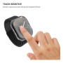 Husă de protecție FIXED Pure cu sticlă securizată pentru Apple Watch 42mm (Seriile 10 / 11) - transparentă