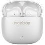 Căști wireless Niceboy Beans 4 POP Arctic - alb
