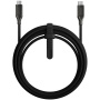 Cablu de încărcare și date împletit cu Kevlar Nomad - USB-C la USB-C - 3 m - negru