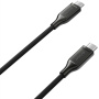 Cablu de încărcare și date împletit cu Kevlar Nomad - USB-C la USB-C - 3 m - negru