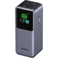 Baterie externă UGREEN Nexode 130W cu porturi 2x USB-C / USB-A - 20 000 mAh - gri