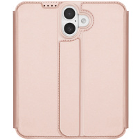 Husă flip DUX DUCIS Skin Pro pentru iPhone 17 - roz-auriu