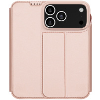 Husă flip DUX DUCIS Skin Pro pentru iPhone 17 Pro Max - roz-auriu