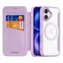 Husă flip DUX DUCIS Skin X cu MagSafe pentru iPhone 17 - violet