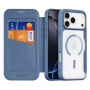 Husă flip DUX DUCIS Skin X cu MagSafe pentru iPhone 17 Pro Max - bleumarin