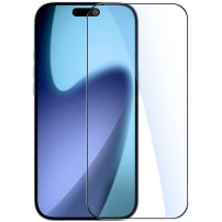 Sticlă securizată 2.5D Rurihai cu ramă neagră pentru iPhone 17