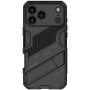 Husă de protecție rezistentă cu suport pentru iPhone 17 Pro Max - negru