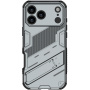 Husă de protecție rezistentă cu suport pentru iPhone 17 Pro Max - gri