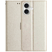 Husă flip din piele PU pentru iPhone 17 - auriu