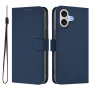 Husă flip din piele PU pentru iPhone 17 - bleumarin