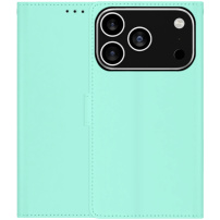 Husă flip din piele PU pentru iPhone 17 Pro Max - turcoaz