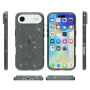 Husă transparentă cu sclipici pentru iPhone Air - gri